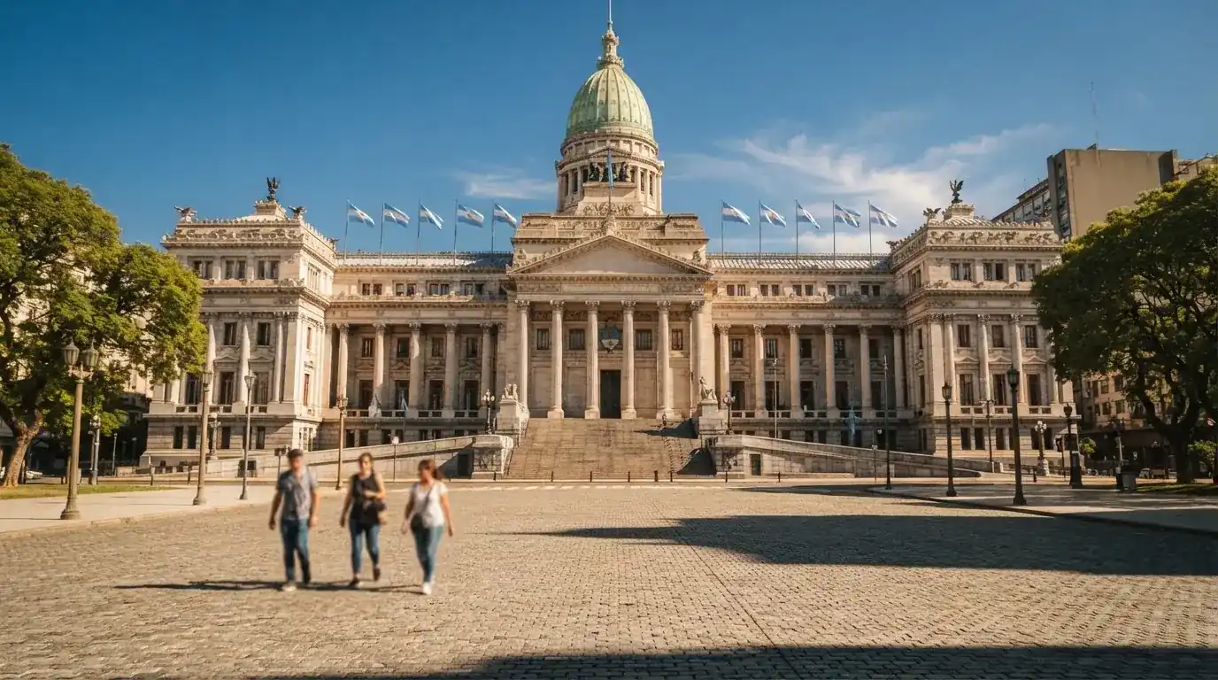 Historická úřední budova s vlajkami na slunečném náměstí — nejlepší online casino s vkladem přes bitcoin